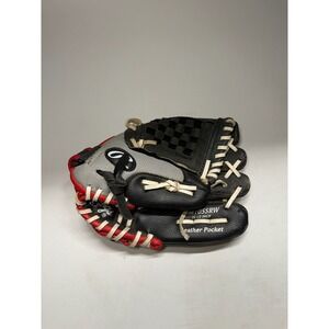 Rawlings Playmaker Series 10.5" Youth Baseball Glove RHT Black/Grey/Red